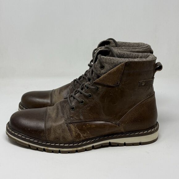 Outpost Makers Ramsey Chukka Boots Mens 10.5 Brown Leather Tweed Cap Toe main image 4